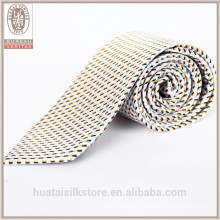 Wholesale wool lining silk jacquard woven tie